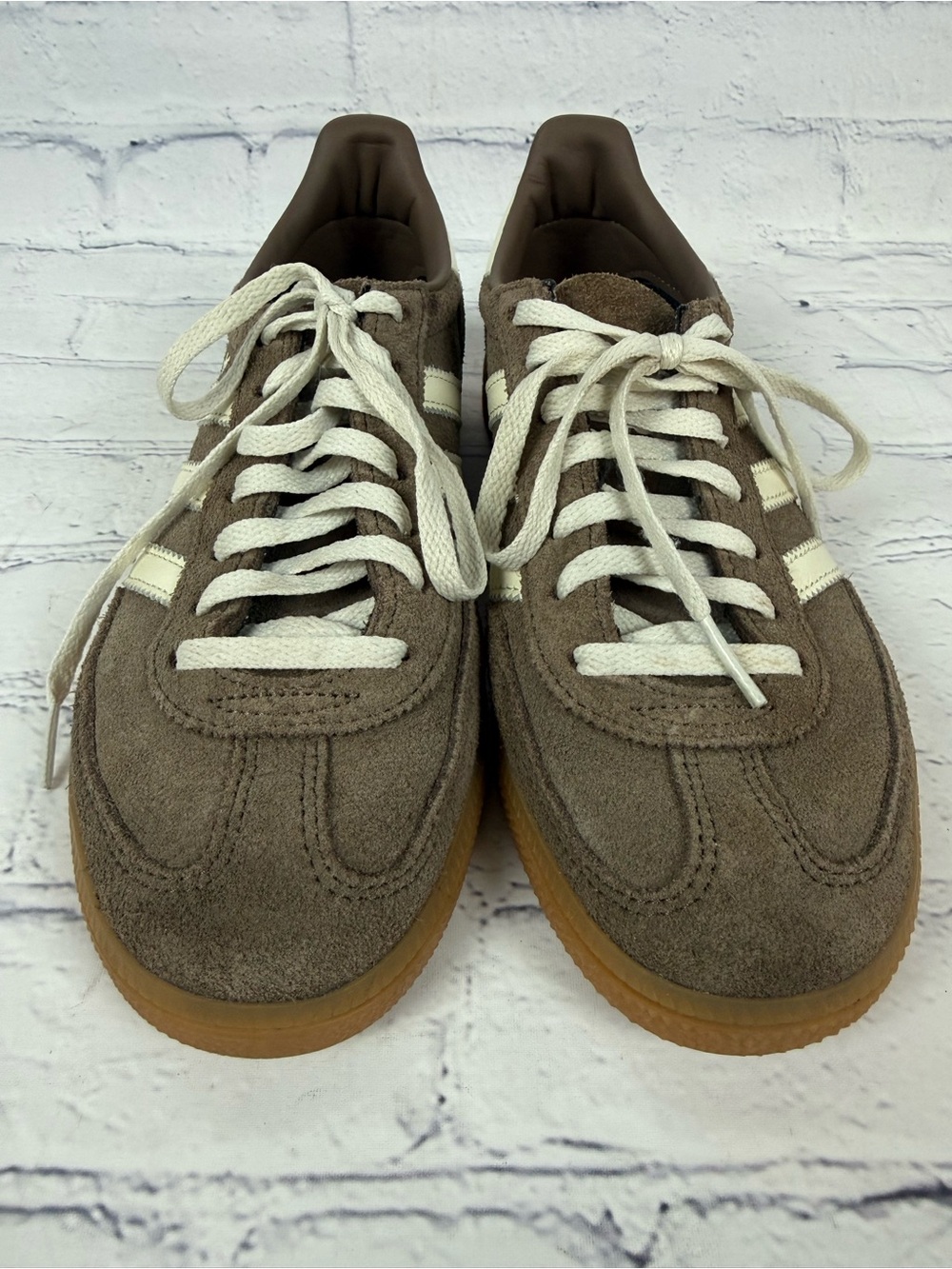 Adidas Originals Handball Spezial Earth Strata/Off White Womens 7 - Picture 2 of 9